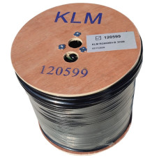 Кабель коаксиальный    RG660 BV-B  305м чёрный. TM KLM