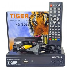 Т2 ресивер тюнер TIGER new HD-T268 металл + интернет Т2 ресивер тюнер TIGER new HD-T268 металл + интернет