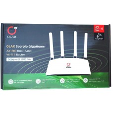 Беспроводной роутер Olax Scorpio GigaHome Wifi 6 GE1800 Pro двухдиапазонный 2.4G 5.8G