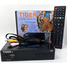 Спутниковый ресивер тюнер TIGER NEW T169 SUPER HD + Прошивка Гарантия 12 месяцев