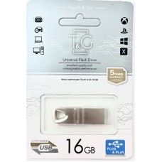 USB флеш T&G 117 серый Metal series 16GB