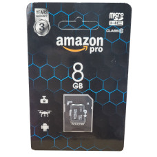 micro SDHC карта памяти AMAZONpro 8GB class 10 (с адаптером)