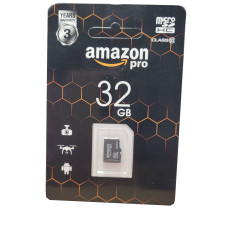 micro SDHC карта памяти AMAZONpro 32GB class 10 (без адаптера)