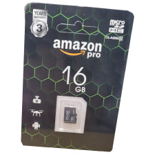 micro SDHC карта памяти AMAZONpro 16GB class 10 (без адаптера)