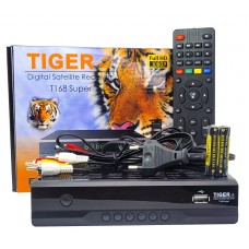 Спутниковый ресивер тюнер TIGER NEW T168 SUPER HD + Прошивка Гарантия 12 месяцев