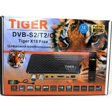 COMBO Супутниковий тюнер T2 тюнер Tiger X10 Free TM. TIGER NEW