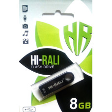 Флеш. Метал  Hi-Rali 8GB Shuttle series Black 