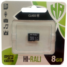 micro SDHC карта памяти HI-RALI  8GB class 10 (без адаптера)