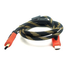 Кабель HDMI-HDMI c  ферритовыми фильтрами 1,2 м.